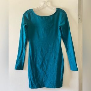 Never Worn! teal bodycon dress